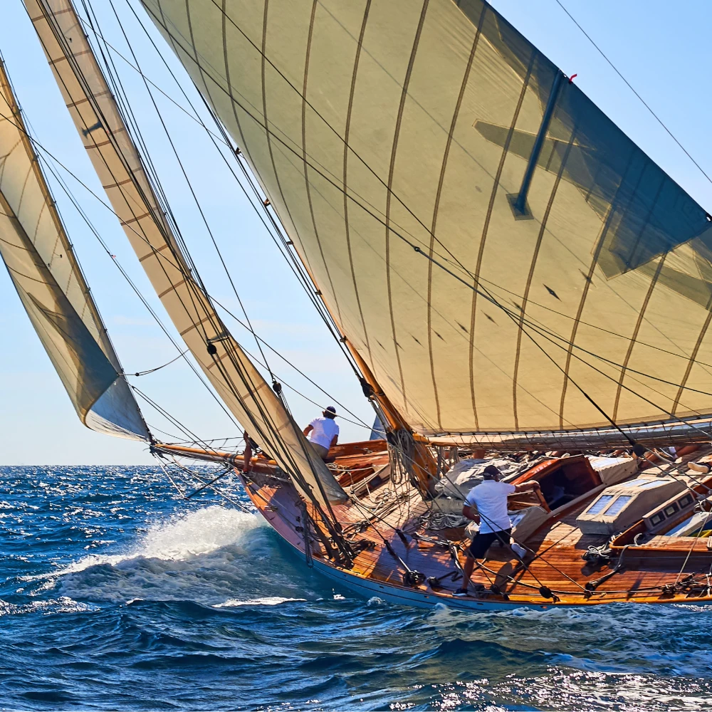 Illustration: Segelschiff | SPI Bankensoftware
